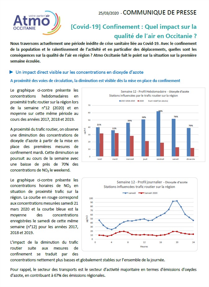 communiqué de presse