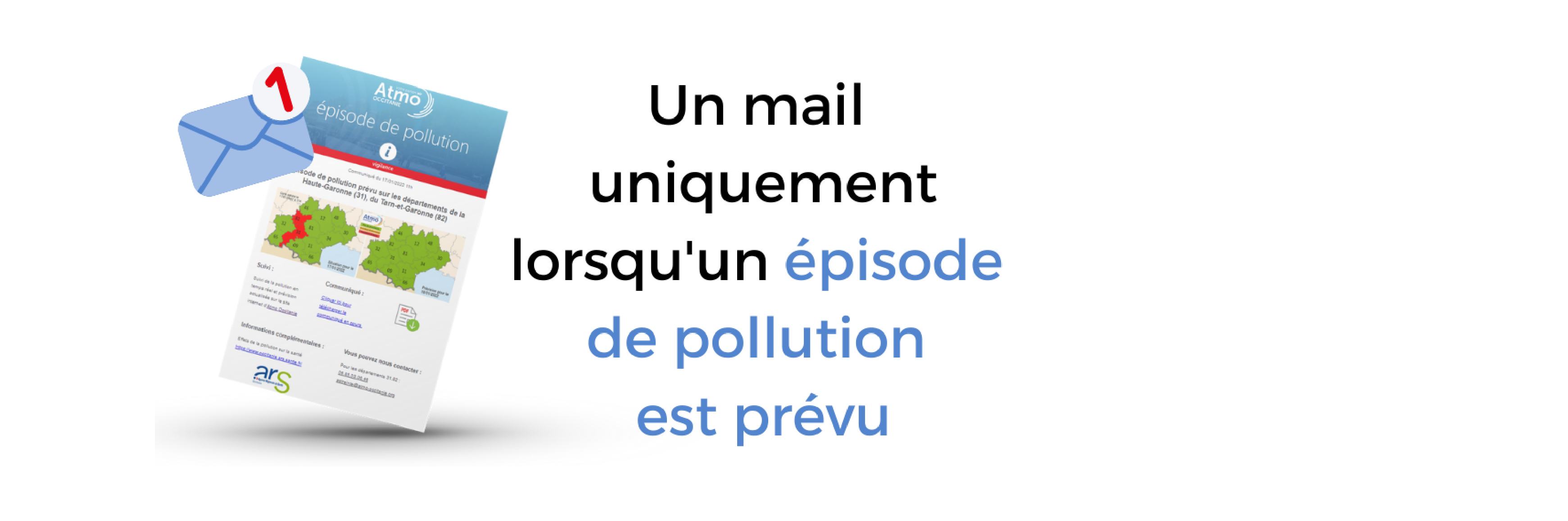un mail épisode de pollution