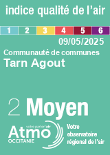 ATMO Occitanie - Indice de qualité de l'air