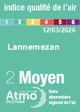 ATMO Occitanie - Indice de qualité de l'air